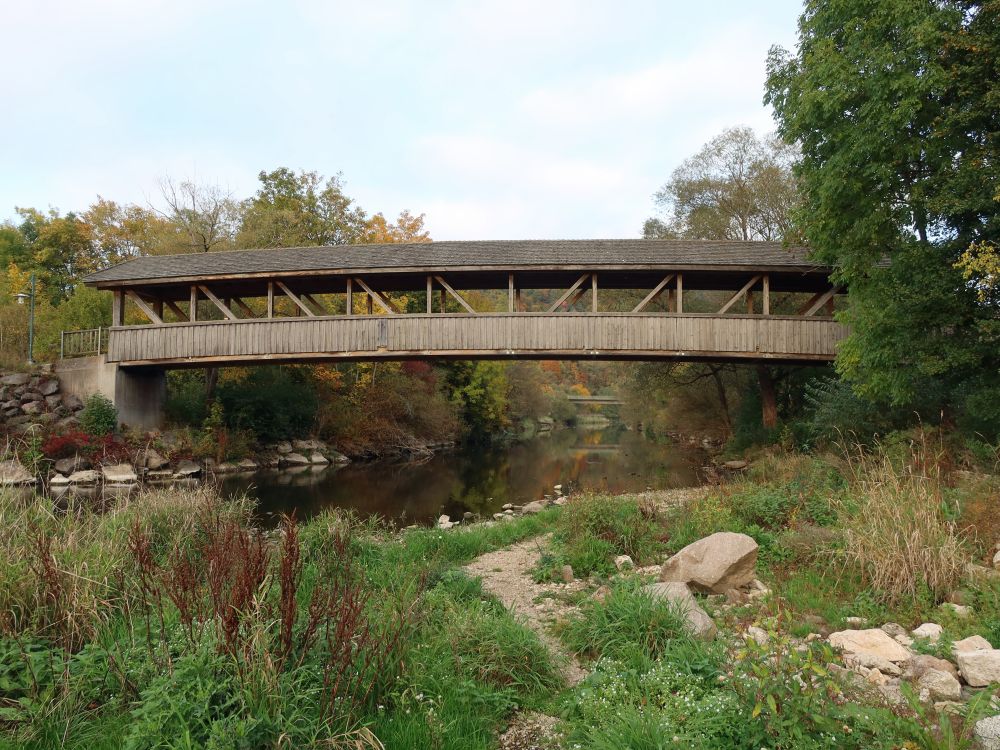 Holzbrücke am Immendinger Donaupark