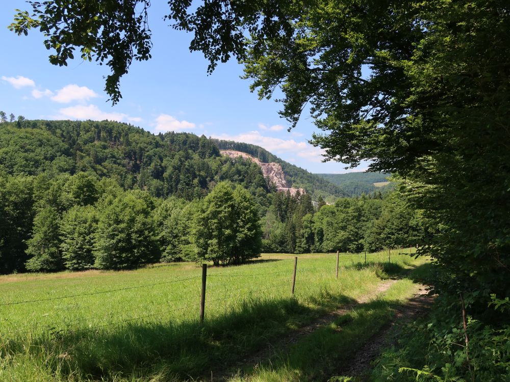 Blick Richtung Steinbruch