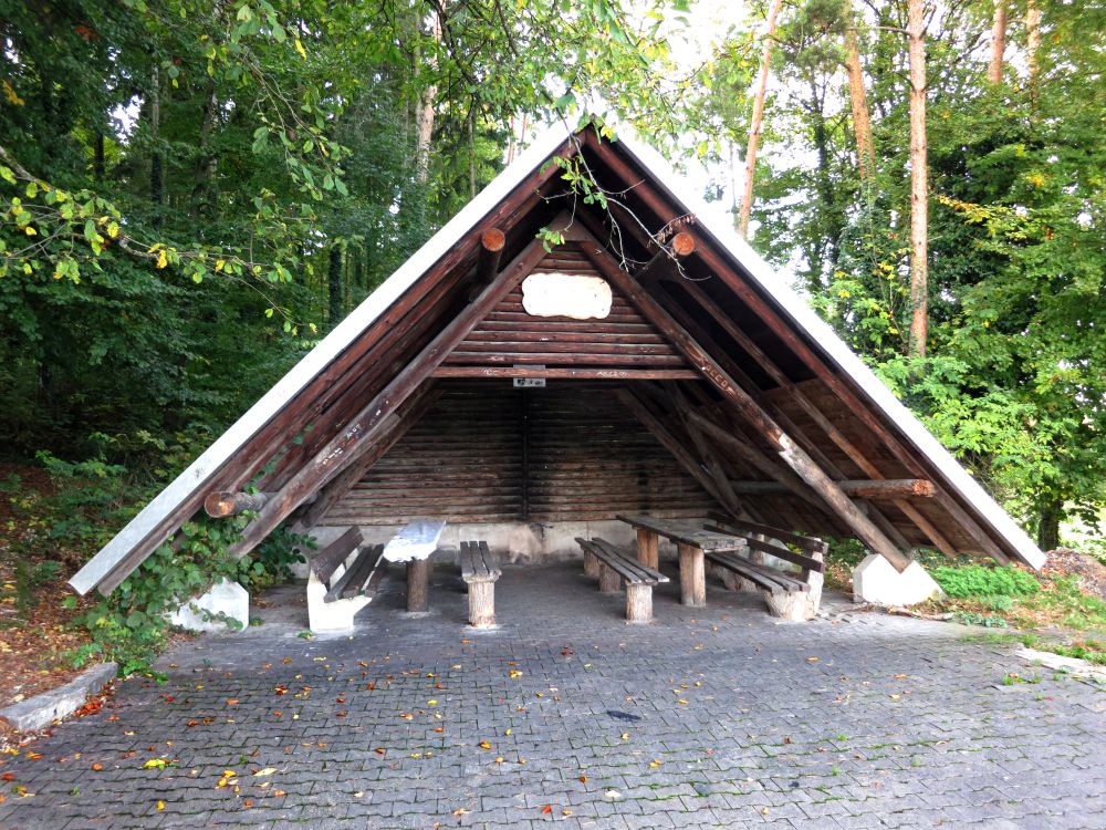 Schutzhütte bei Almen