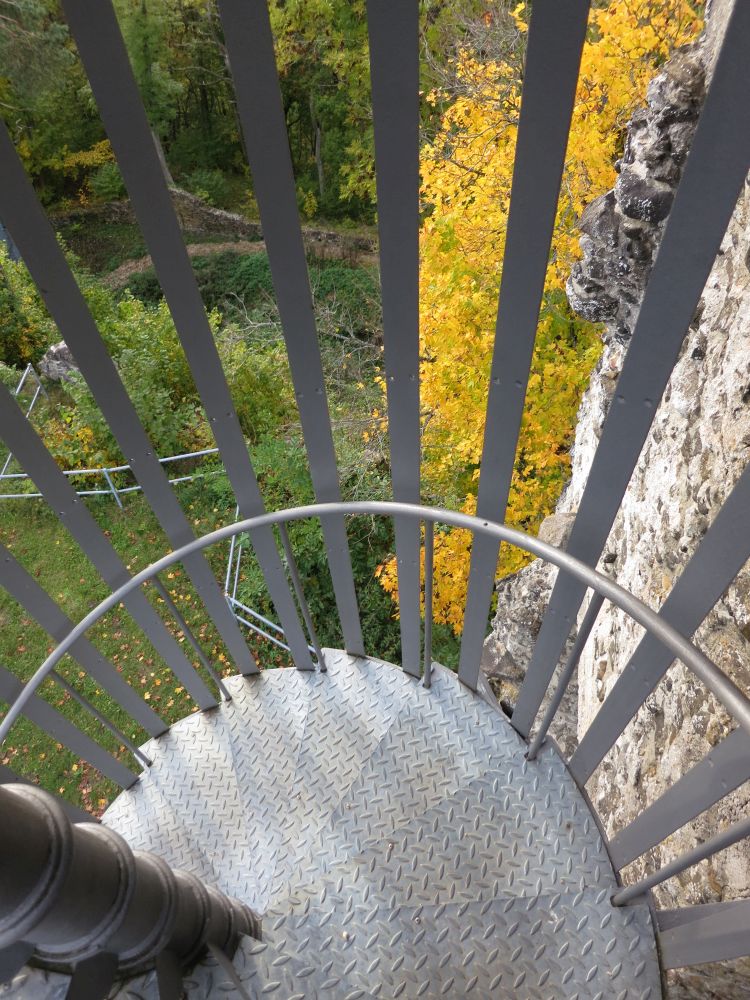 Wendeltreppe auf Aussichtsplattform