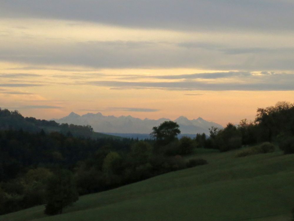 Alpen im Abendlicht