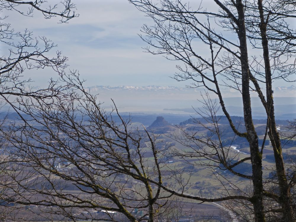 Hohenkrähen und Alpen