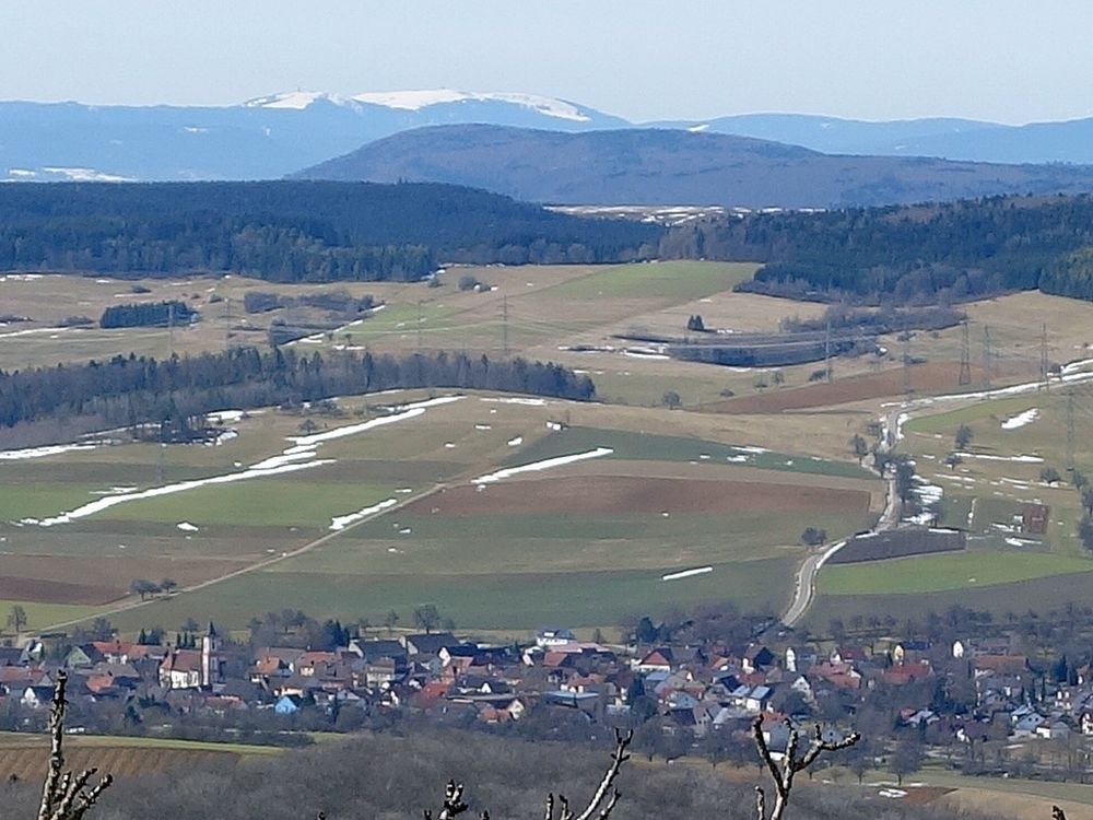 Blick ber Watterdingen zum Feldberg