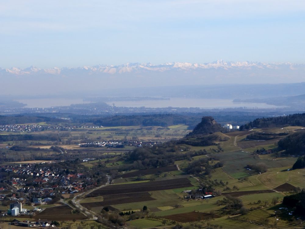 Alpen, Bodensee und Hohenkrhen