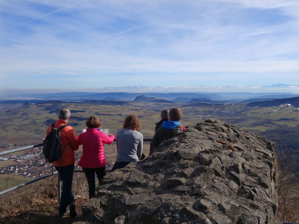 Ausblick auf Hegau und Alpen