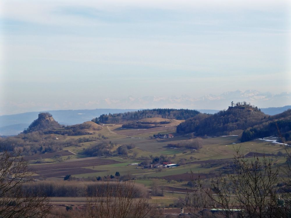 Hohenkrähen und Mägdeberg