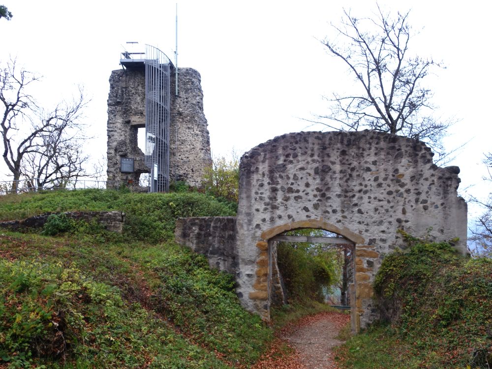 Eingangstor und Aussichtsturm