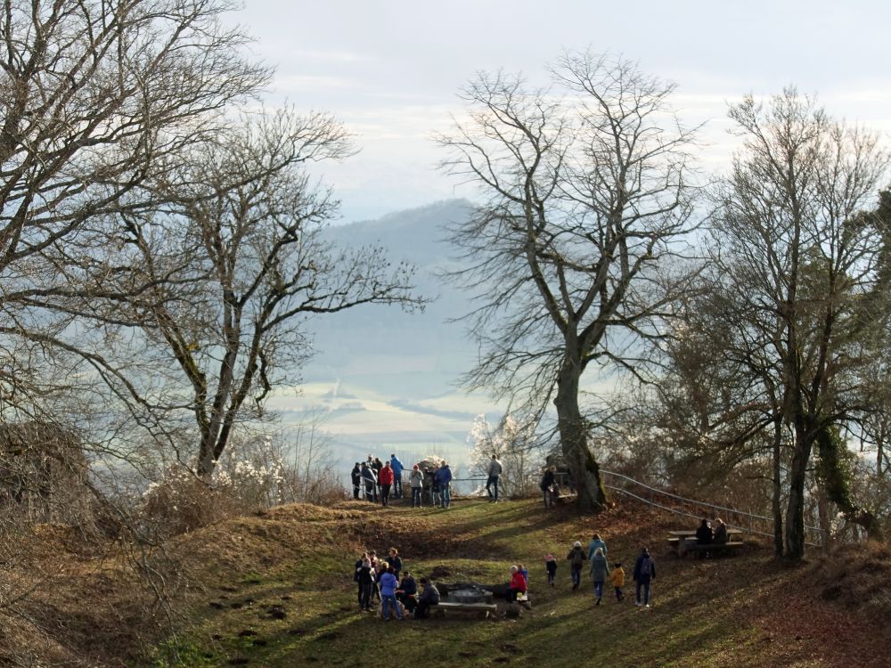 Burgbesucher und Hohenstoffeln