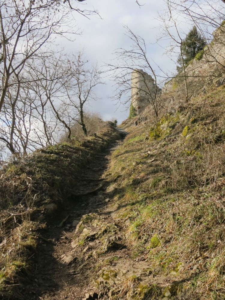 Aufstieg zum Mägdeberg