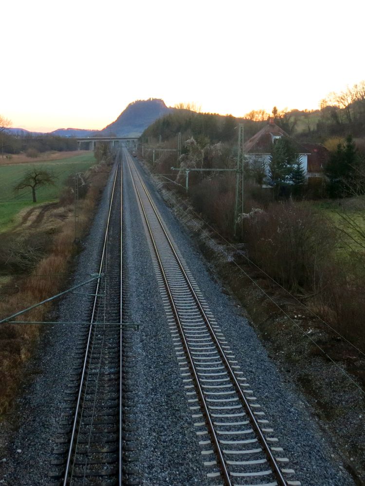 Bahnlinien zum Hohentwiel