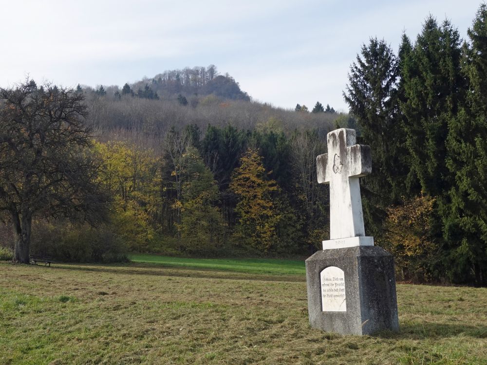 Hohenstoffeln und Wegkreuz