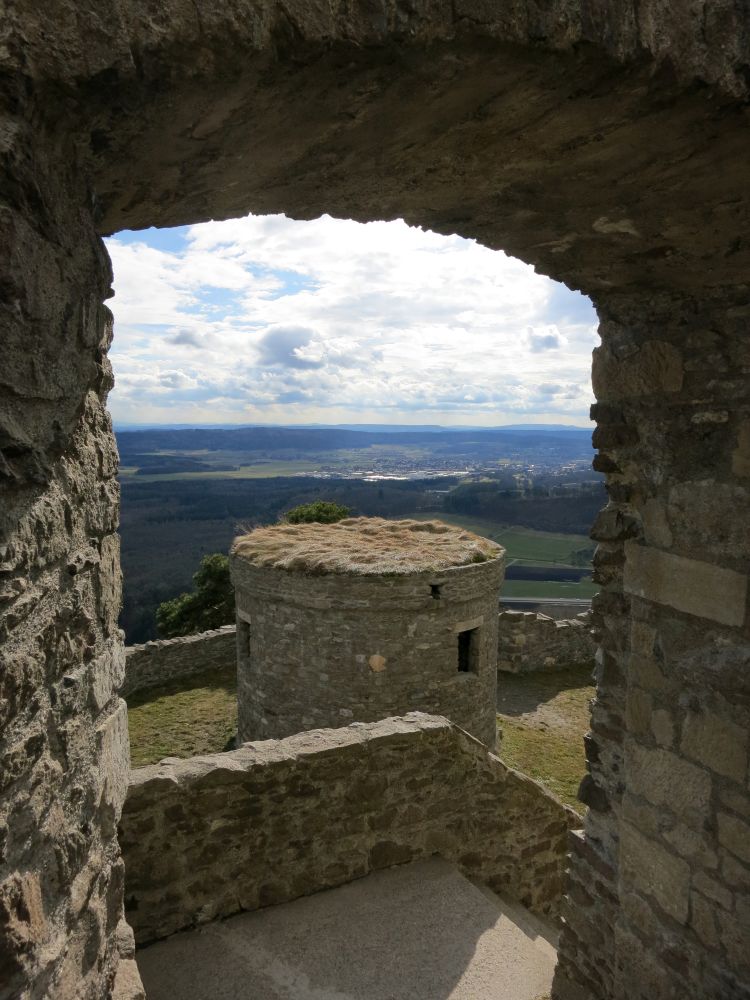 Blick durch Torbogen