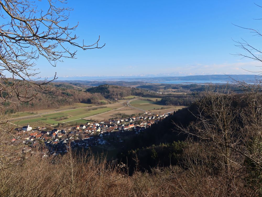 Stahringen und Alpen