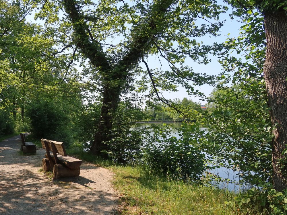 Sitzbänke am Sternenweier