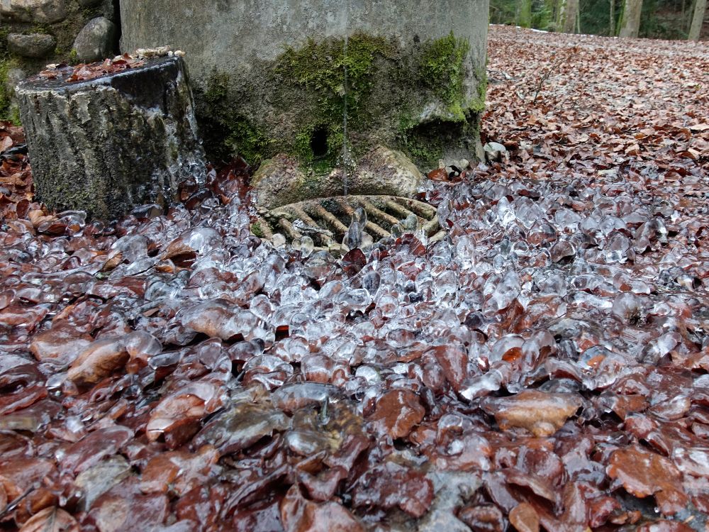 Eis am Brunnen