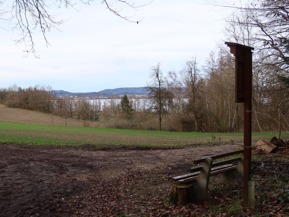 Sitzbank mit Blick Richtung Radolfzell