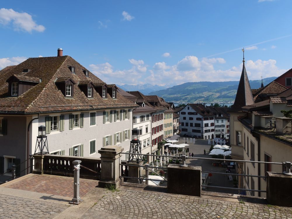 Blick auf den Hauptplatz