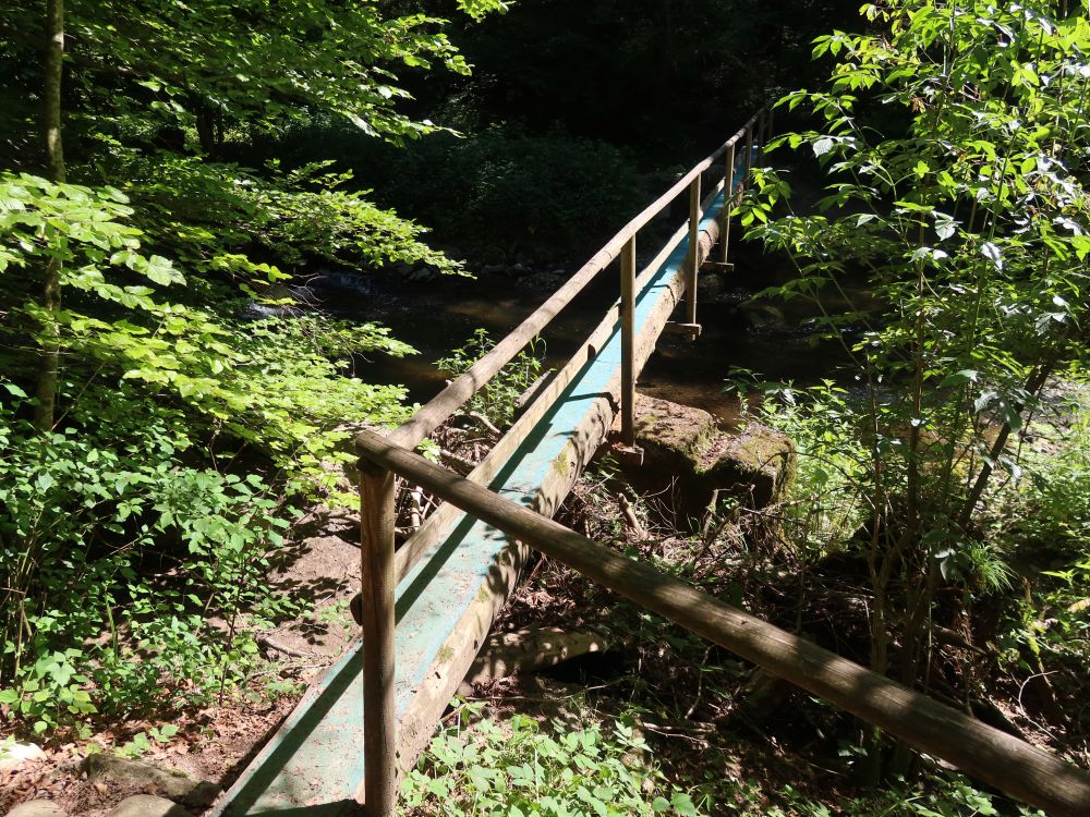 Holzsteg über die Jonen