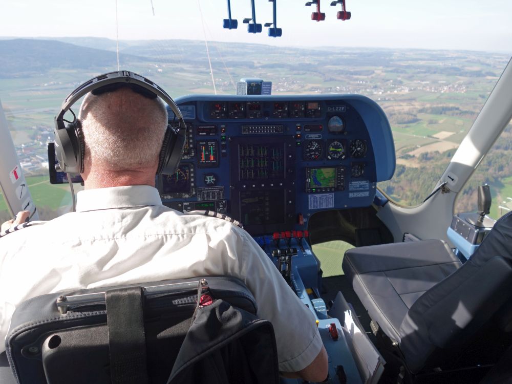 Blick ins Cockpit