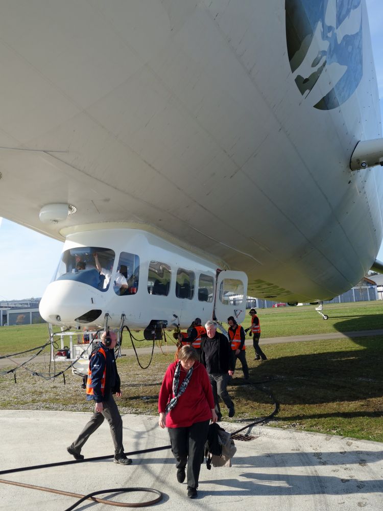 Ausstieg vom Zeppelin