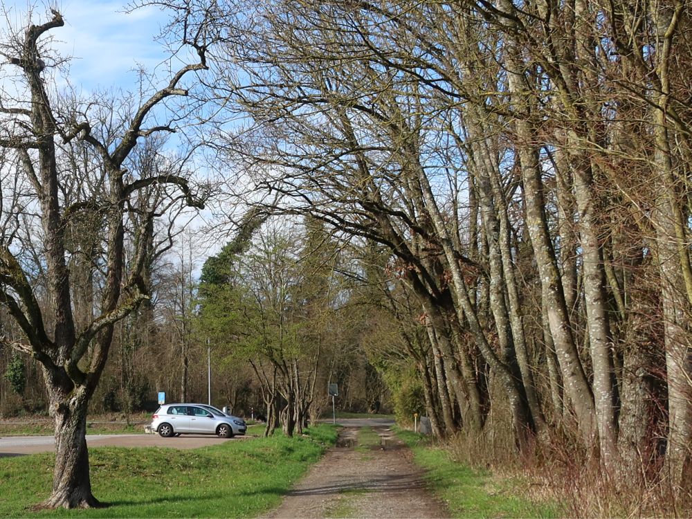 Parkplatz bei Altburg