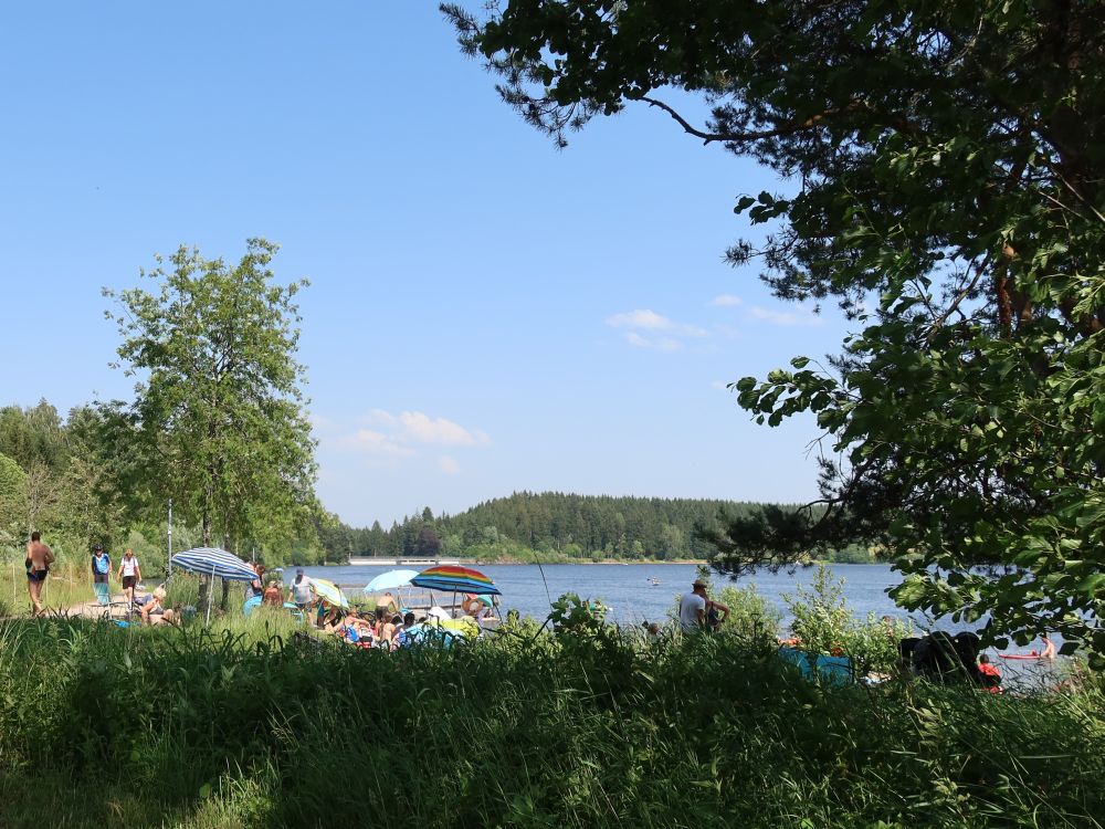 Badestrand am Campingplatz