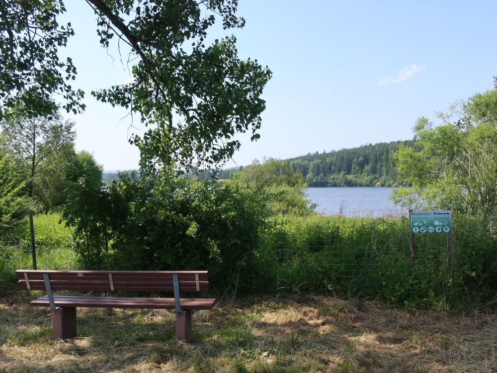 Sitzbank am Kirnbergsee