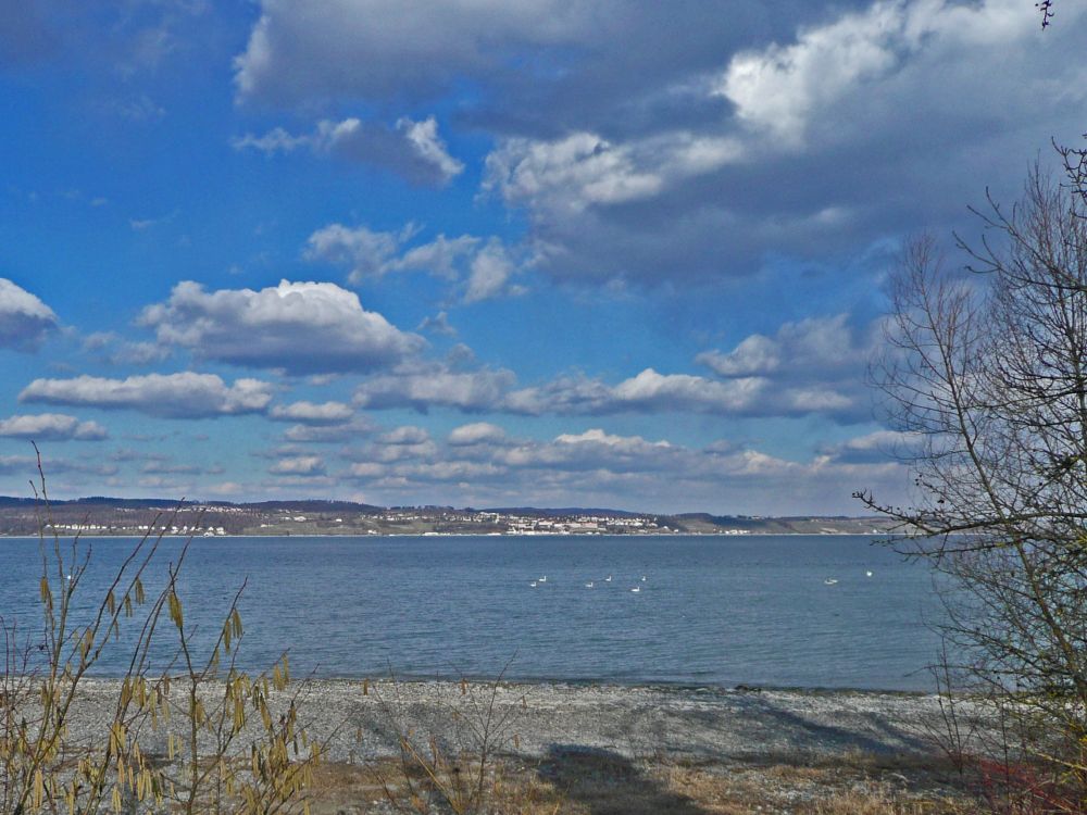 Blick Richtung Meersburg