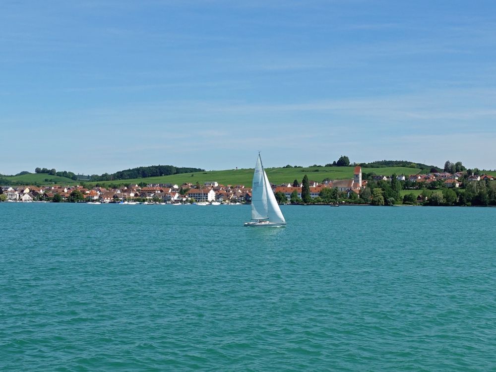 Segelboot vor Hagnau