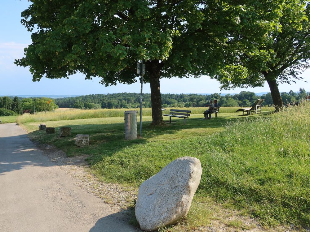 Sitzbänke am Purren