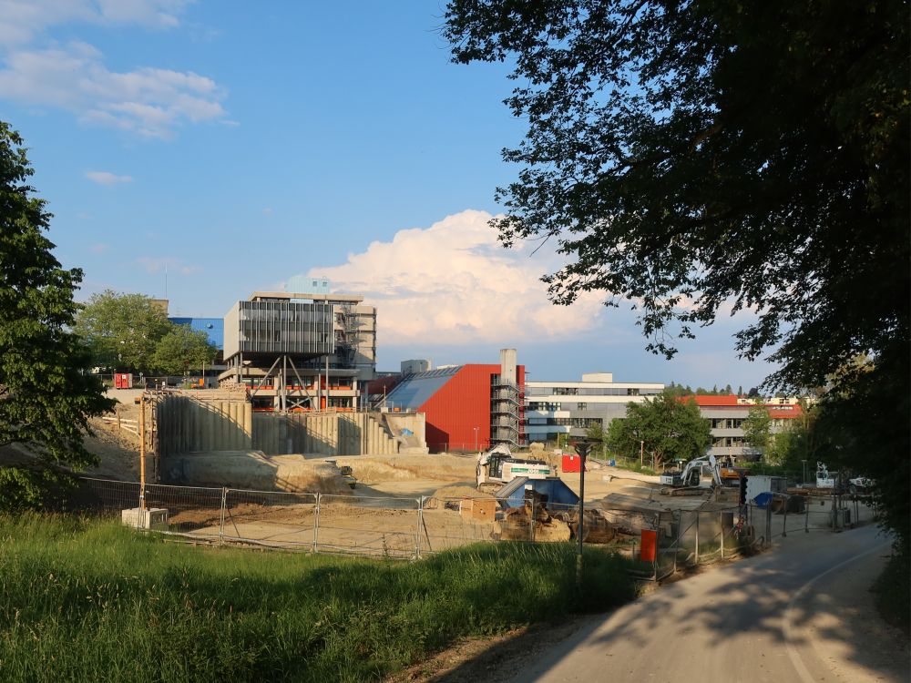 Baustelle an der Uni