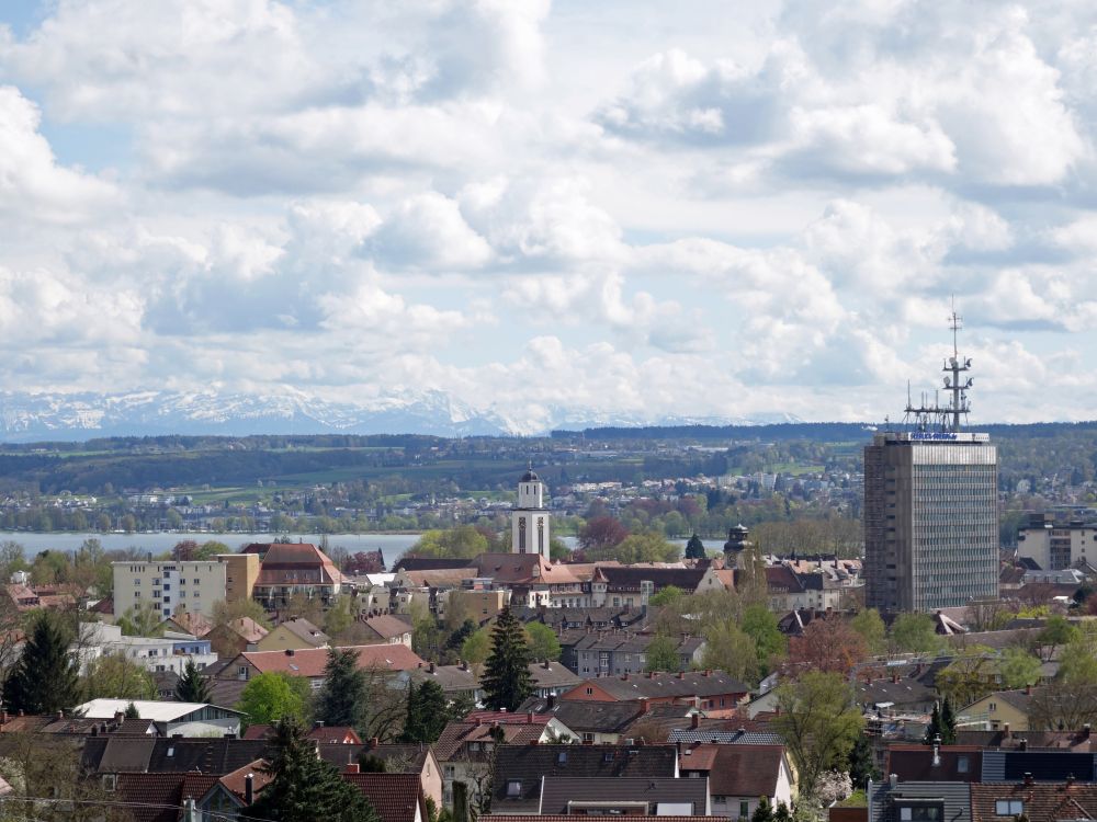 Petershausen und Alpen