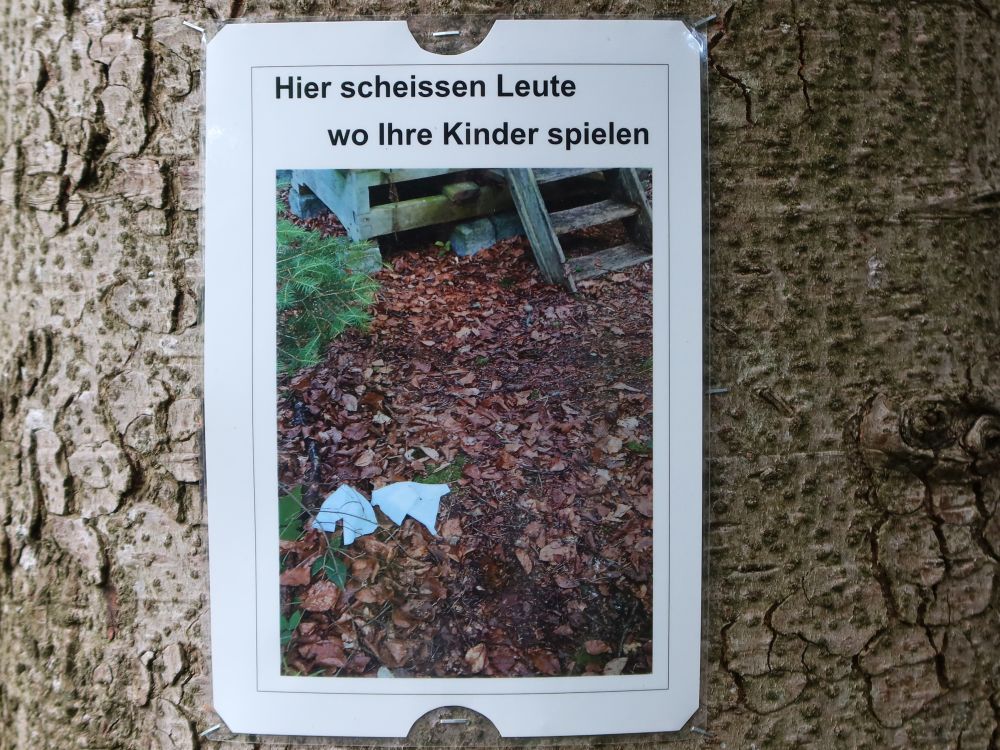 Beschwerde-Plakat