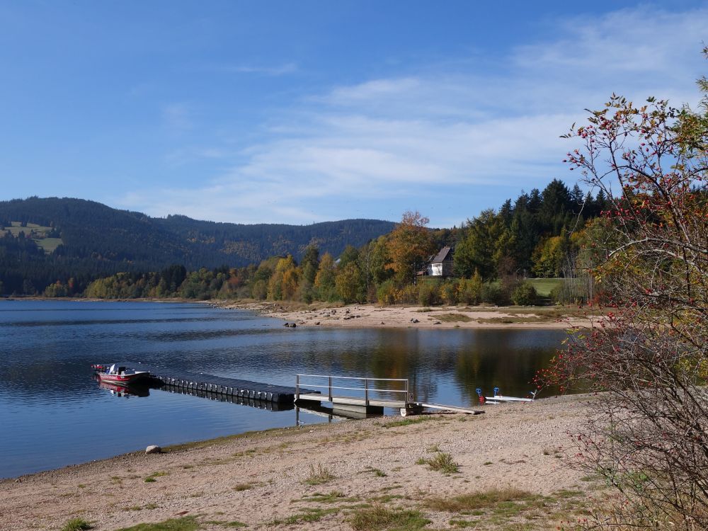 Bootssteg am Schluchsee