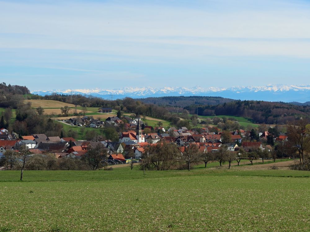 Liggeringen und Alpen