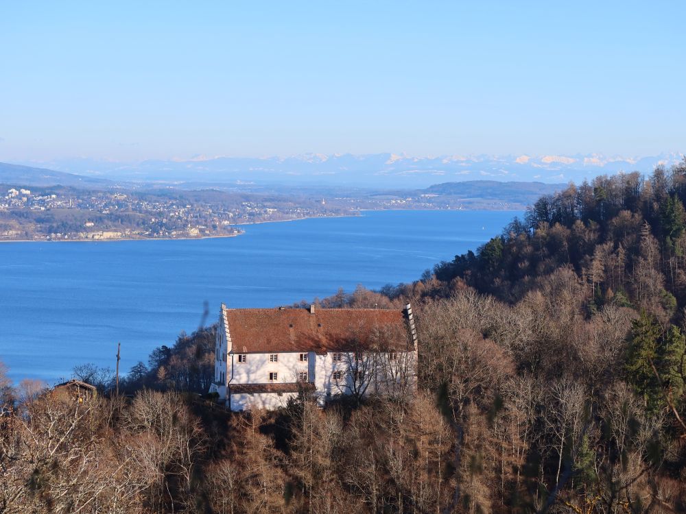 Kloster Frauenberg und Alpensicht