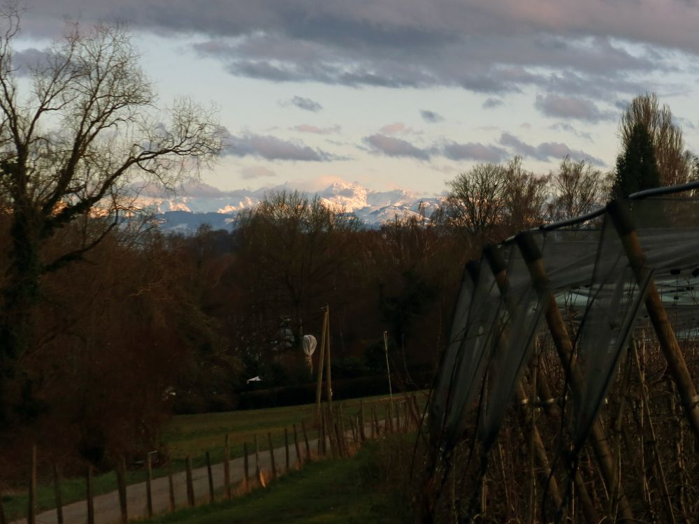 Alpen im Sonnenlicht