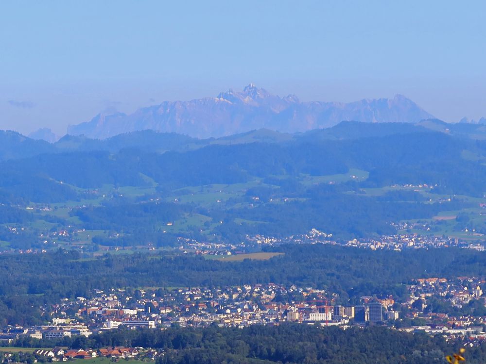 Stadt Uster und Säntis