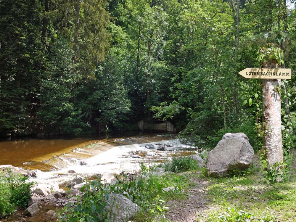 Eingang Lotenbachklamm