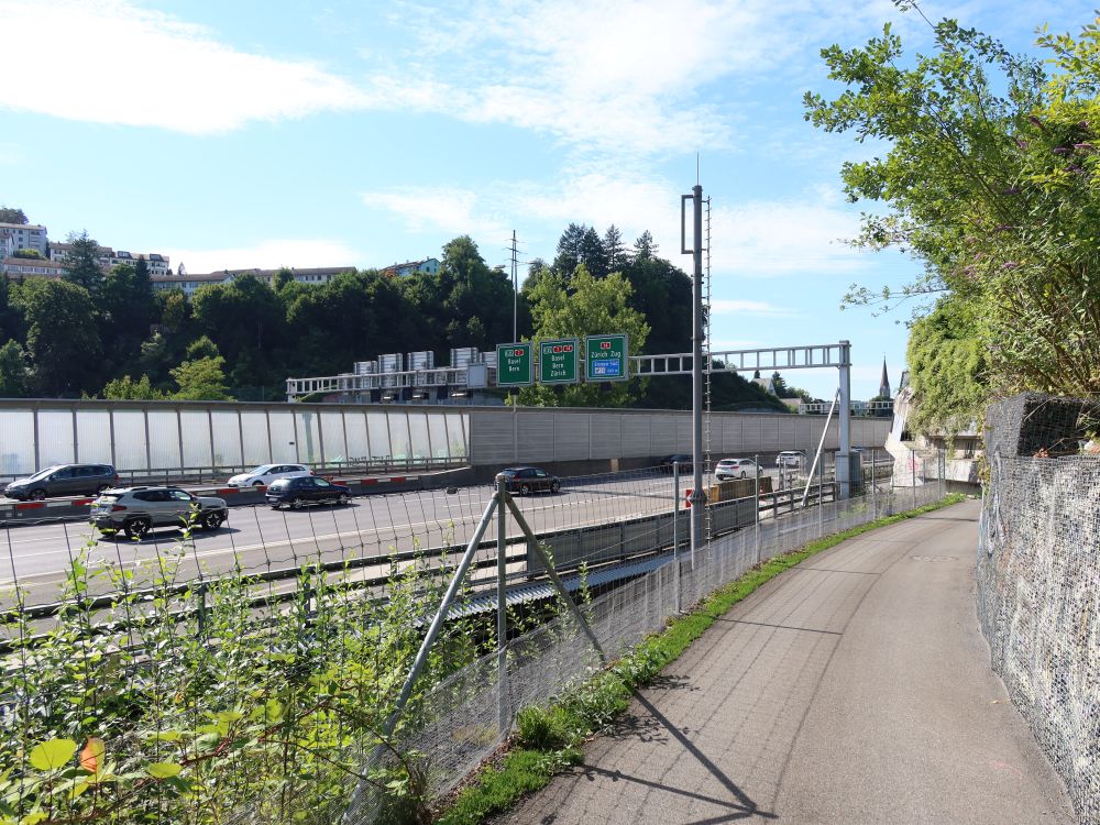 Reusseggweg an A2