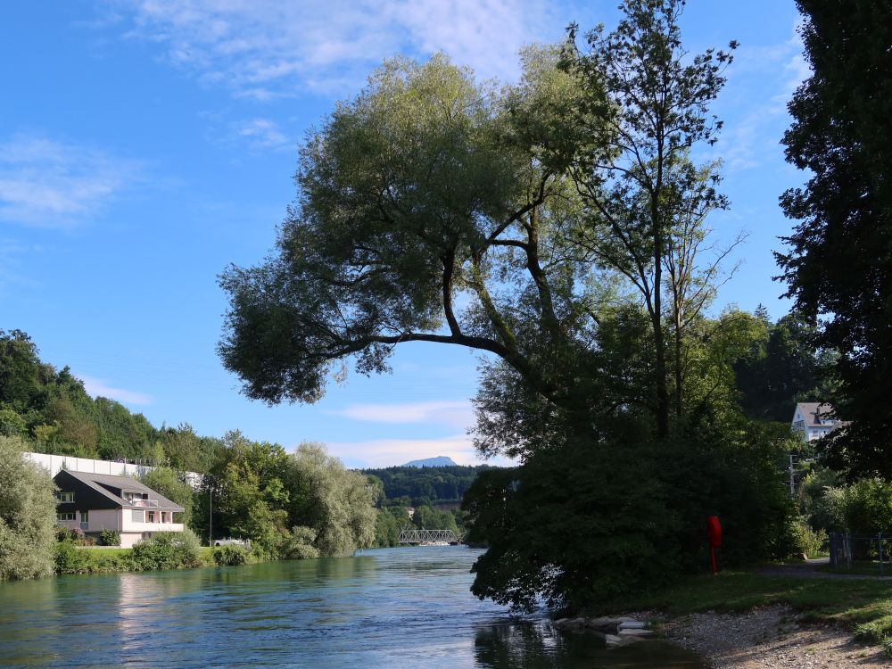 Blick vom Reusszopf, Stanserhorn am Horizont