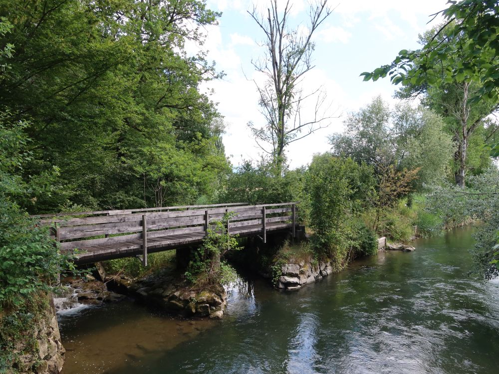 Holzsteg übern Haselbach