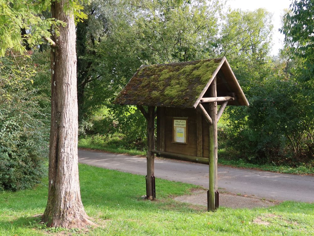 Infotafel zum Wandergebiet Haslach