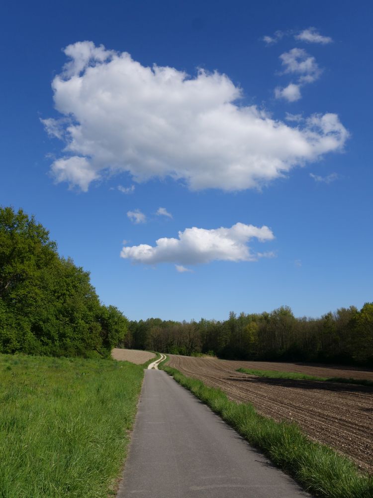 Wolke am blauen Himmel