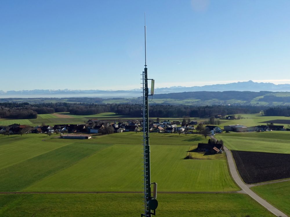 Antennenmast vor Wäldi