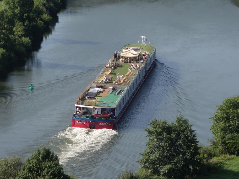 Personenfhre auf dem Neckar