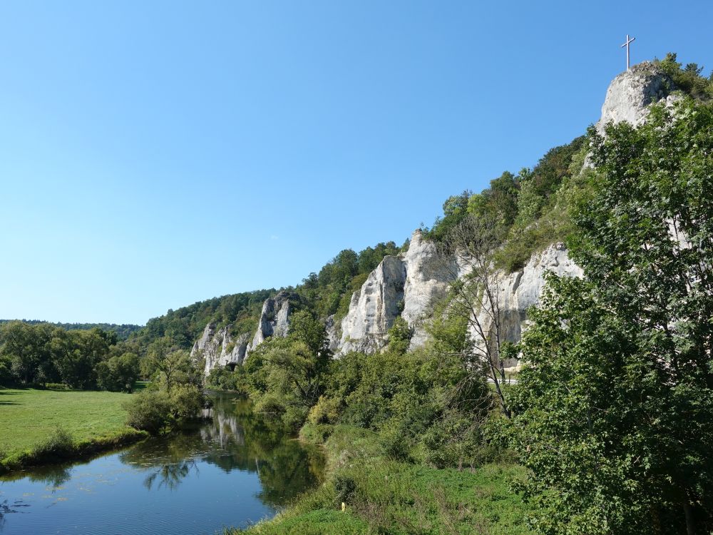 Kreuzfelsen über der Donau