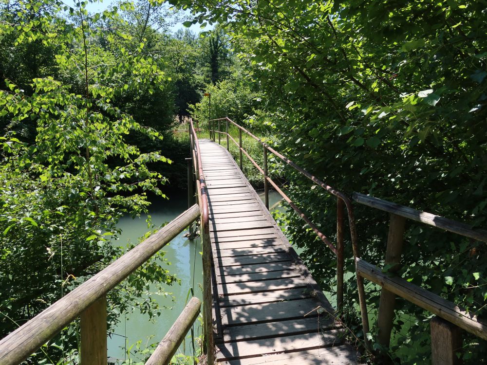 Steg übern Kanal Kraftwerk