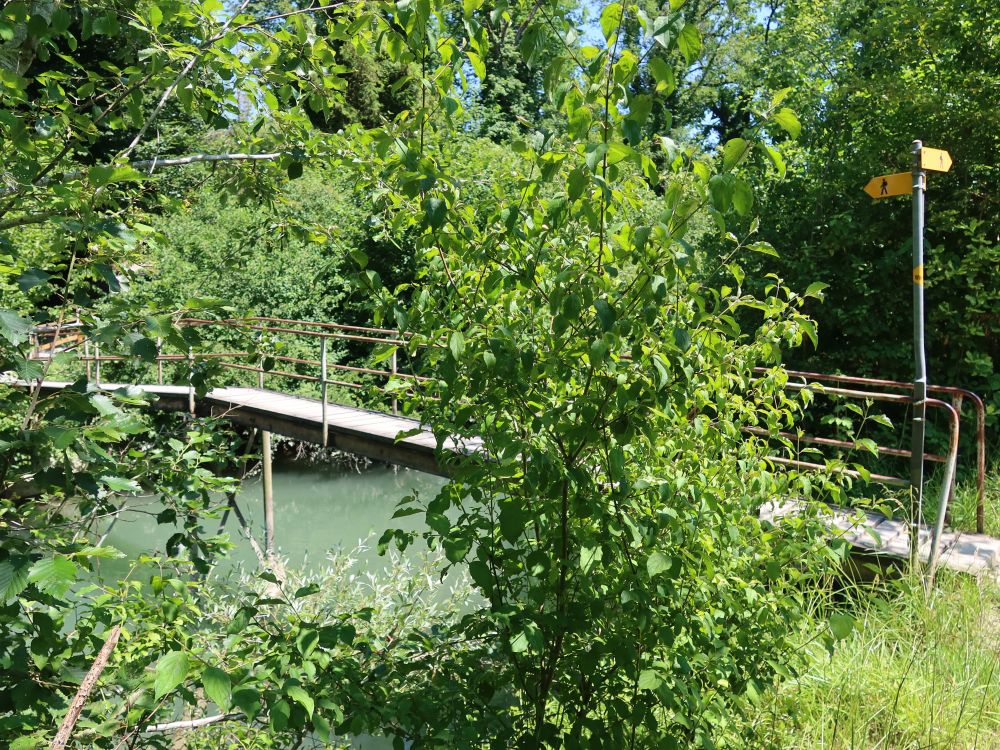Steg übern Kanal Kraftwerk
