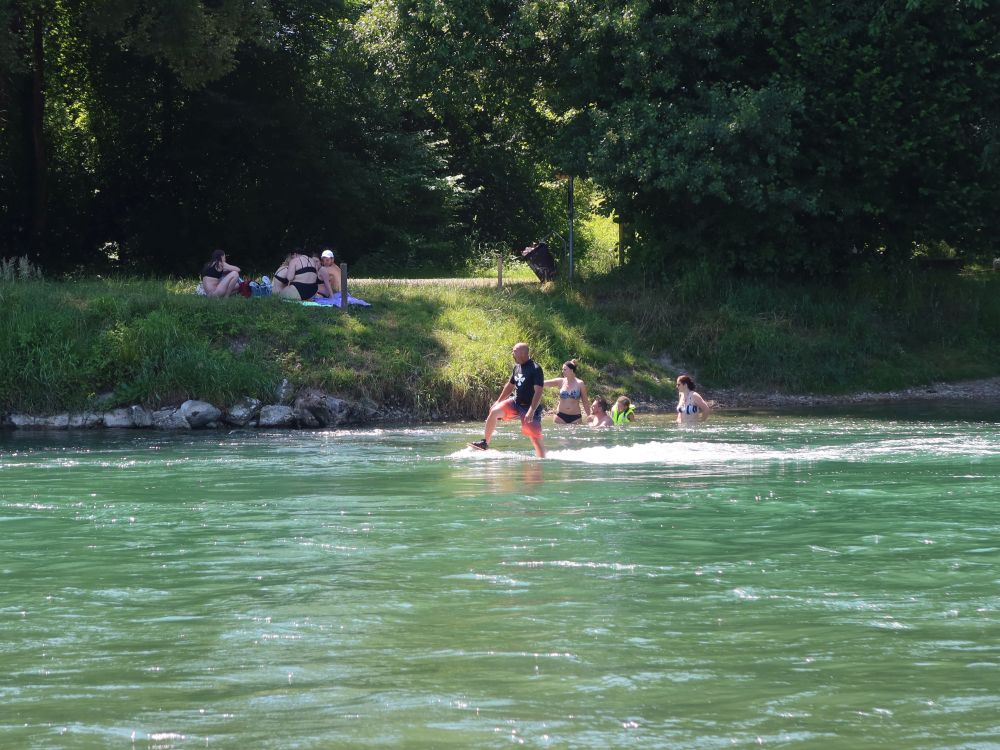 Wasserski auf der Reuss